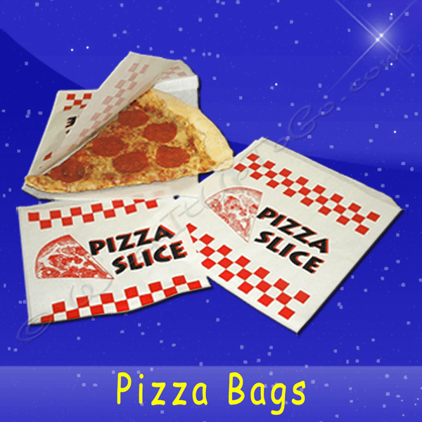 Fischer Paper Products 1014 Pizza Slice Bags 8-3/8 x 9 Double 