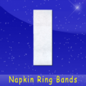 fischer paper products 41703 white napkin ring bands
