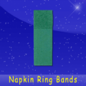 fischer paper products 41707 green napkin ring bands