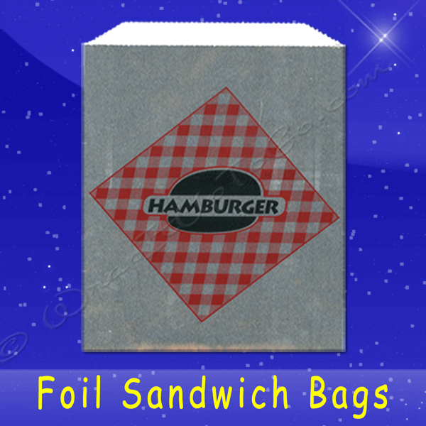 fischer paper products 801 hamburger foil sandwich bags