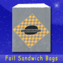 fischer paper products 811 cheeseburger foil sandwich bags