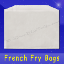 Fischer Paper Products 604-FF2 French Fry Bags 4-7/8 x 4 Plain