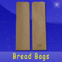 Fischer Paper Products BB-23 Bread Bags 5-1/4 x 3-1/4 x 18 Natural Kraft (brown) Plain (no print)