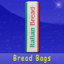 Fischer Paper Products BB-31 Bread Bags 5-1/4 x 3-1/4 x 18 Printed Italian Bread