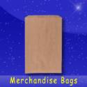 fischer paper products 3x5 brown coated merchandise bags