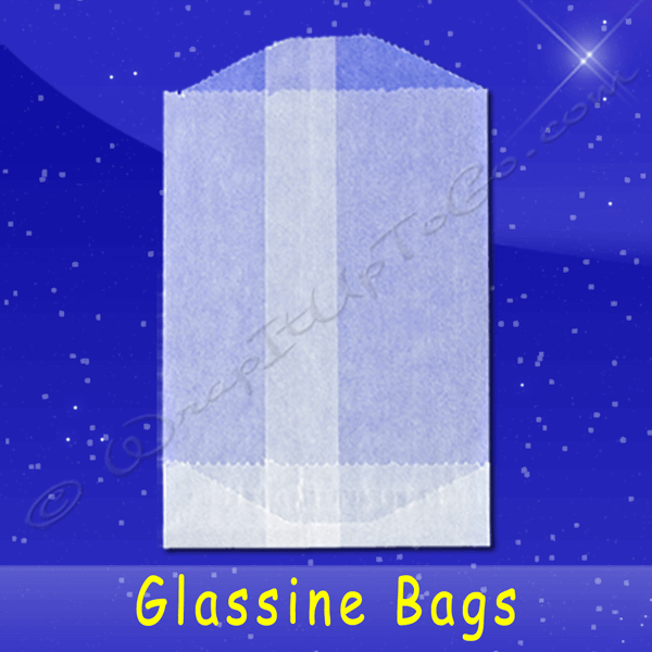 Fischer Paper Products 205 Glassine Bags 2-3/4 x 4-1/4 1 oz.